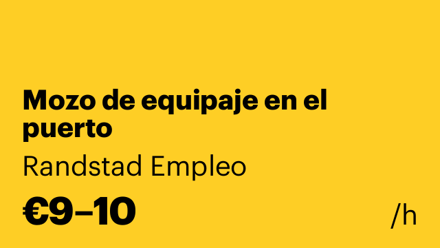 Mozo de equipaje en el puerto