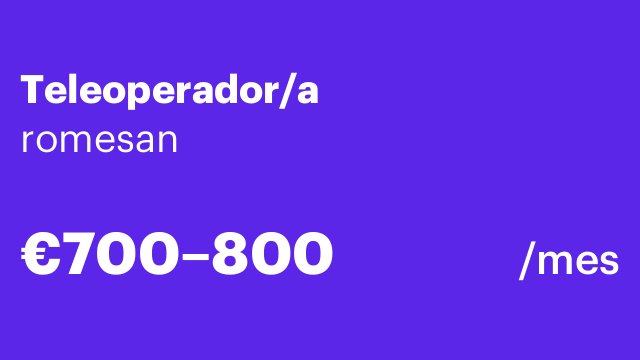 Teleoperador/a