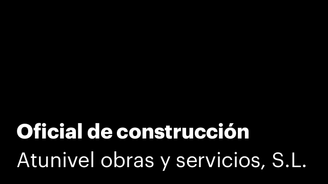 Oficial de construcción