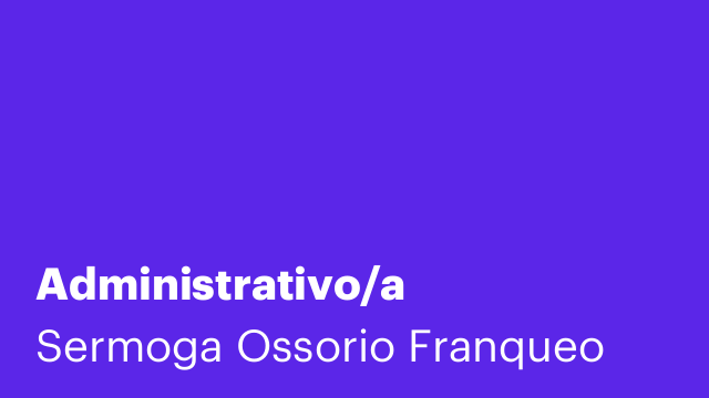 Administrativo/a