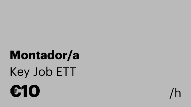 Montador/a