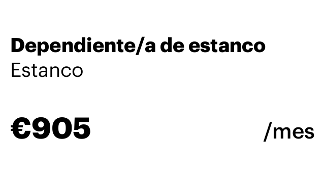 Dependiente/a de estanco