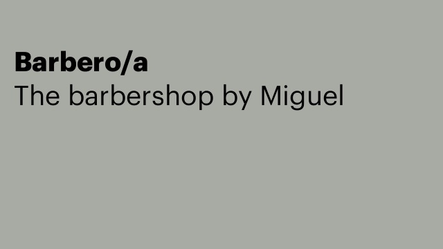 Barbero/a