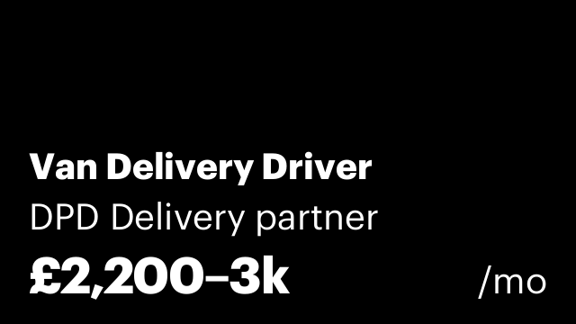 Van Delivery Driver