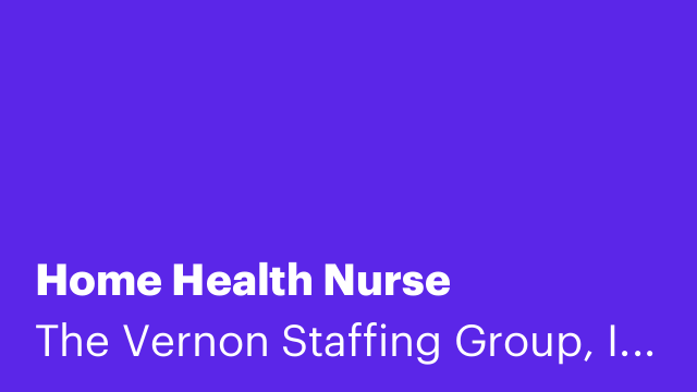 Home Health Nurse