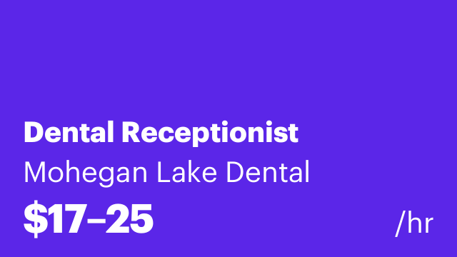 Dental Receptionist