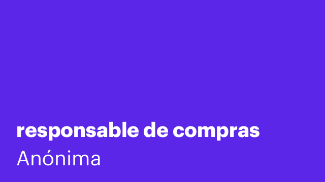 responsable de compras