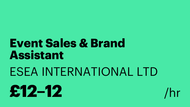 Event Sales & Brand Assistant