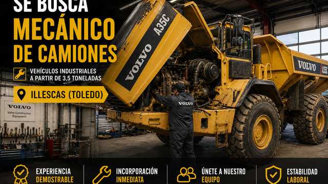 Mecánico de camiones y vehículos industriales