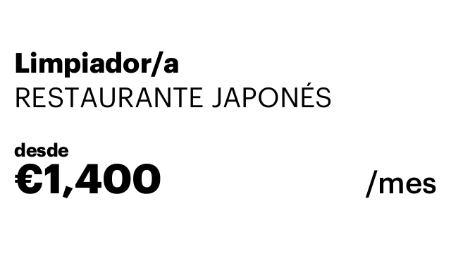 Limpiador/a