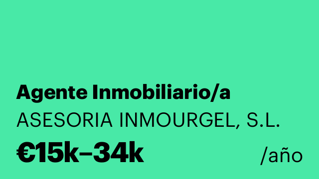 Agente Inmobiliario/a