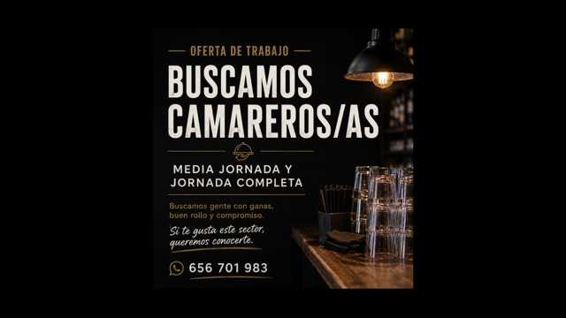 Camarero/a de Sala/Terraza