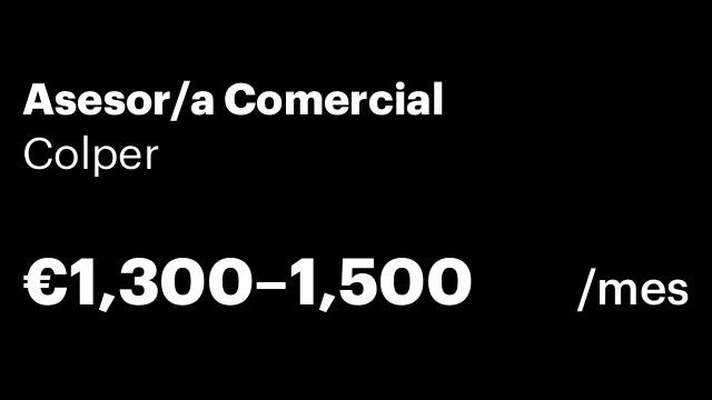 Asesor/a Comercial