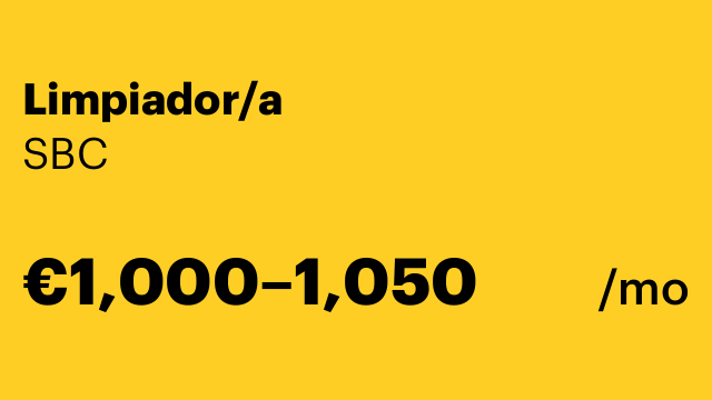 Limpiador/a