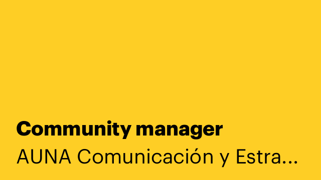 Community manager