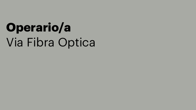 Operario/a
