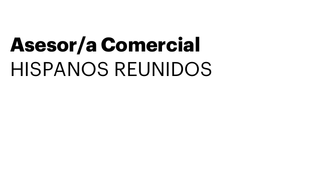 Asesor/a Comercial