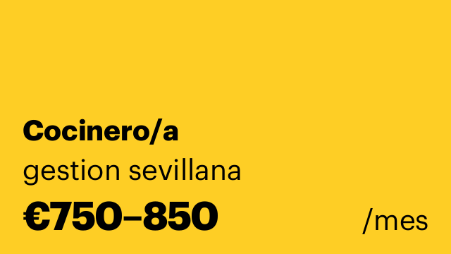 Cocinero/a