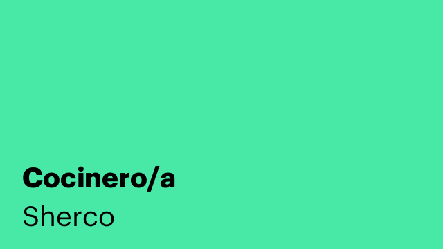 Cocinero/a