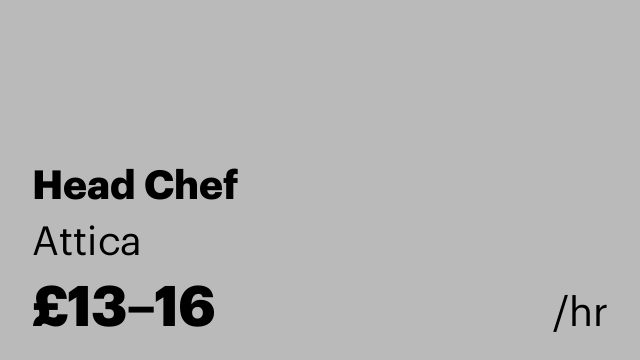 Head Chef