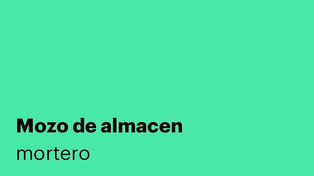 Mozo de almacen