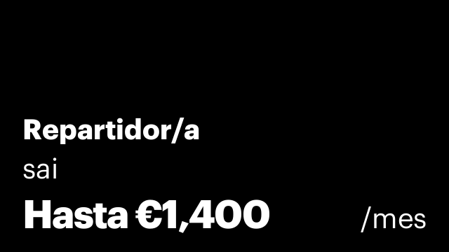 Repartidor/a