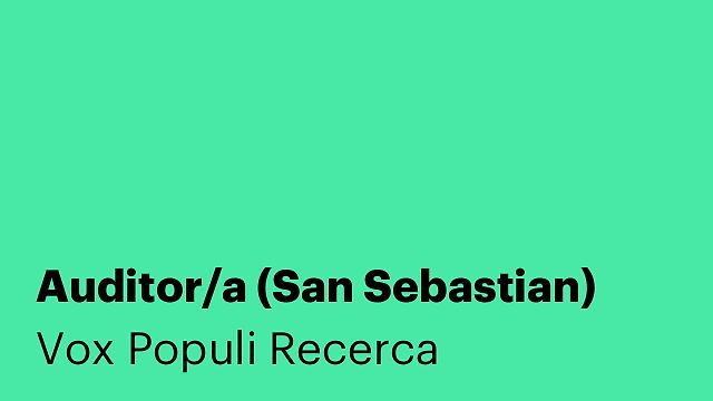 Auditor/a (San Sebastian)