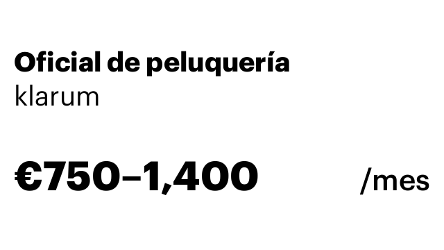 Oficial de peluquería