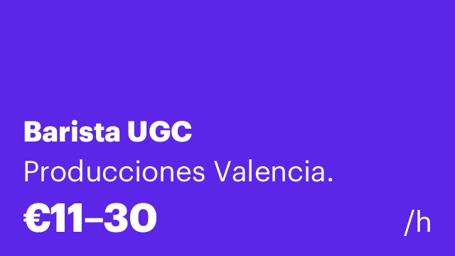 Barista UGC