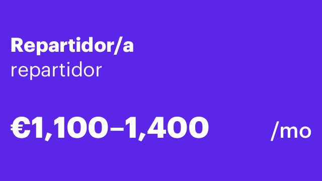 Repartidor/a