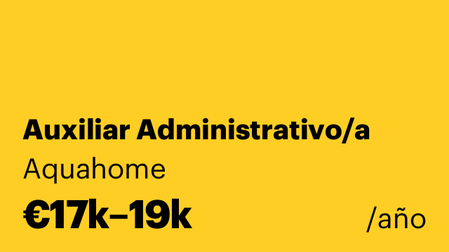 Auxiliar Administrativo/a