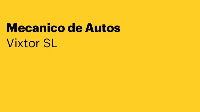 Mecanico de Autos