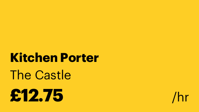 Kitchen Porter