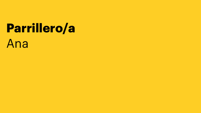 Parrillero/a