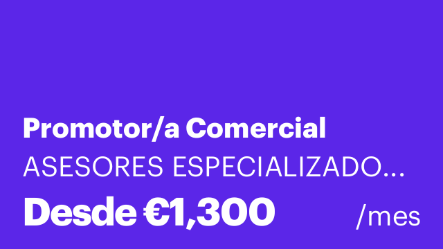 Promotor/a Comercial