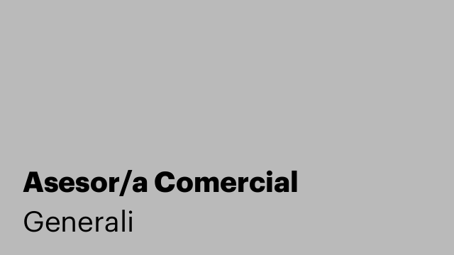 Asesor/a Comercial