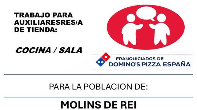 Auxiliar de Tienda COCINA Y SALA