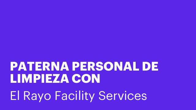 PATERNA PERSONAL DE LIMPIEZA CON EXPERIENCIA