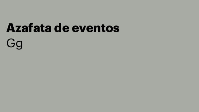 Azafata de eventos