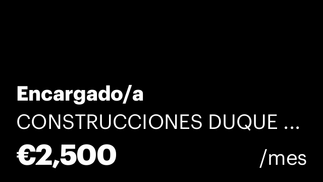 Encargado/a