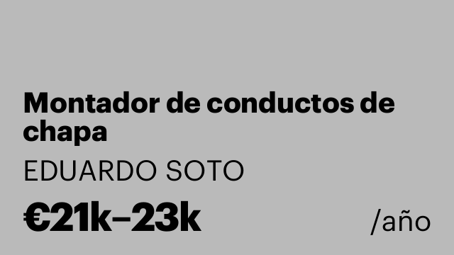 Montador de conductos de chapa