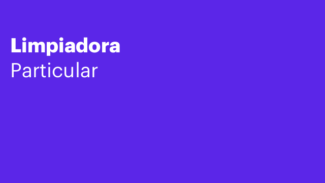 Limpiadora