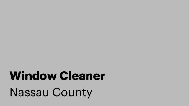 Window Cleaner