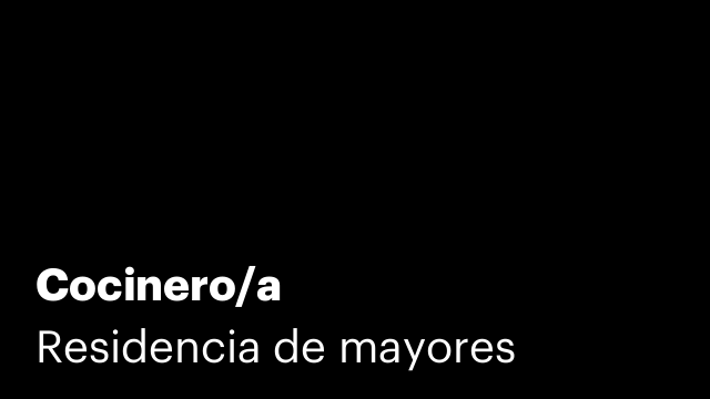 Cocinero/a