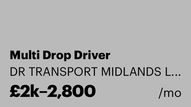 Multi Drop Driver