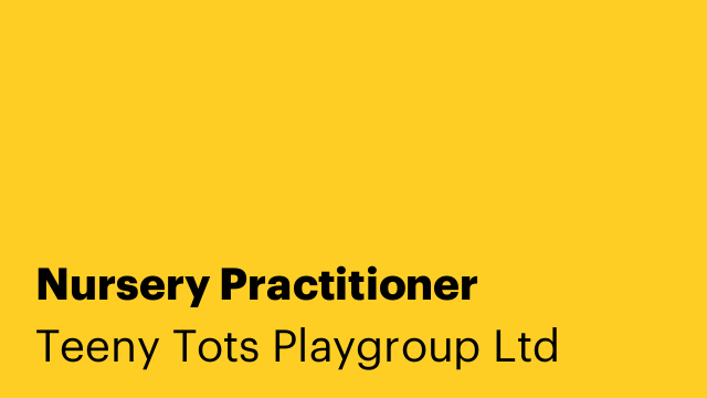 Nursery Practitioner