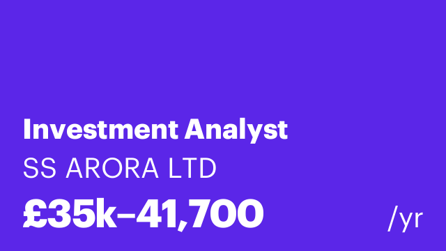 Investment Analyst