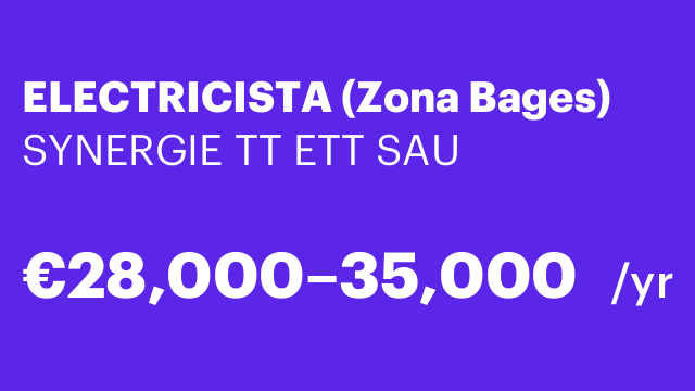 ELECTRICISTA (Zona Bages)