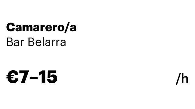 Camarero/a