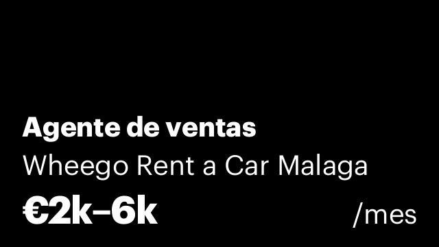 Agente de ventas